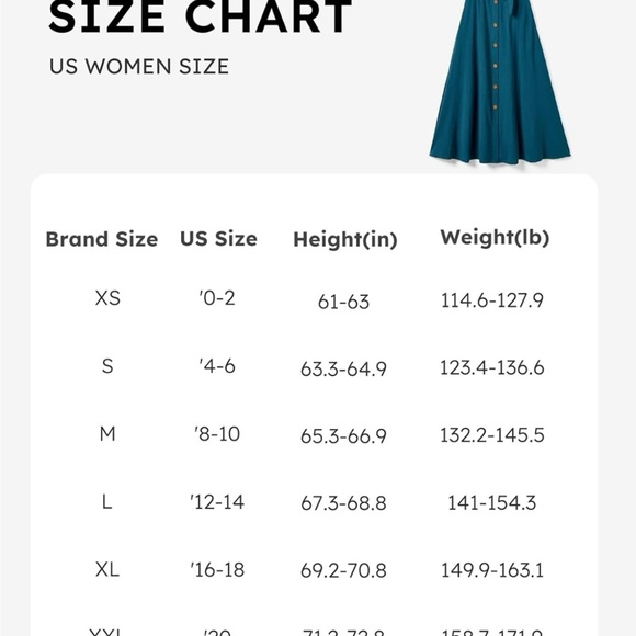 NWT PatPat Spaghetti Strap Casual Sleeveless Dress-Dark Green Large - Picture 4 of 6